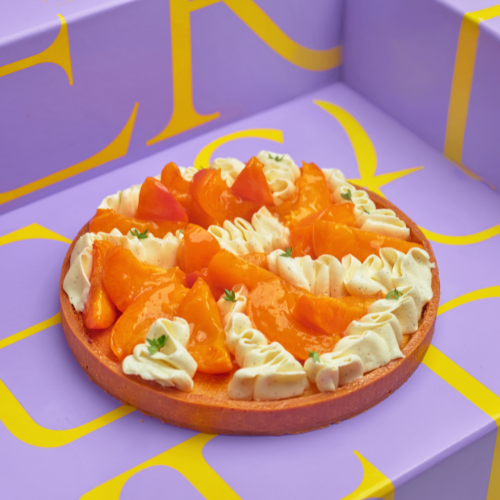 Apricot and thyme tart