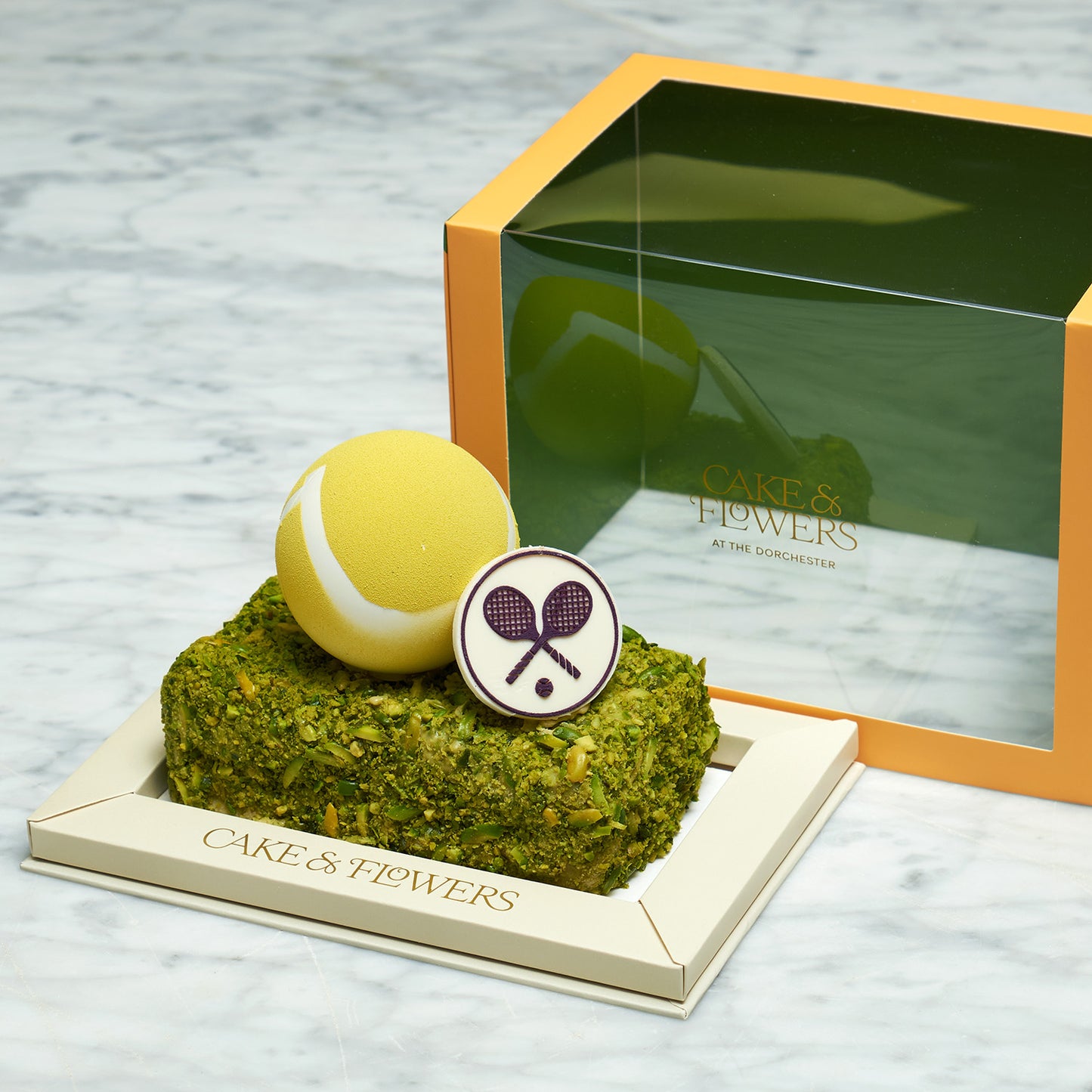 Wimbledon pistachio cake