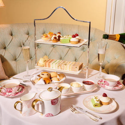 Champagne afternoon tea gift box and experience for two