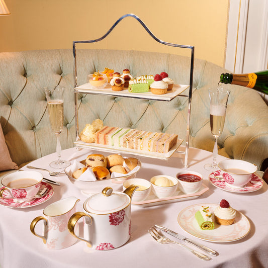 Champagne afternoon tea gift box and experience for two