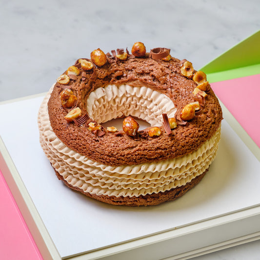 Chocolate and hazelnut Paris brest
