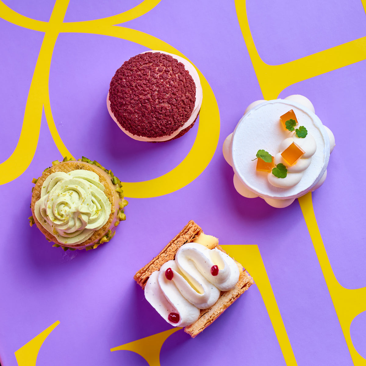 Sharing' Box Mini Mini cake sharing box (4 pcs) – Cake & Flowers