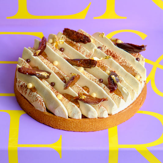Prune and Armagnac tart