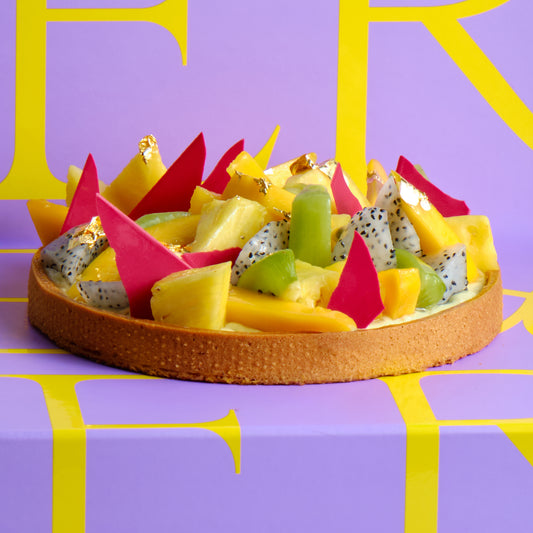 Tropical fruit tart